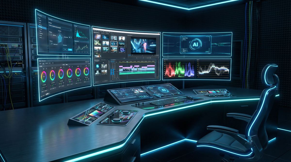 国产主播 AI修图与视频剪辑