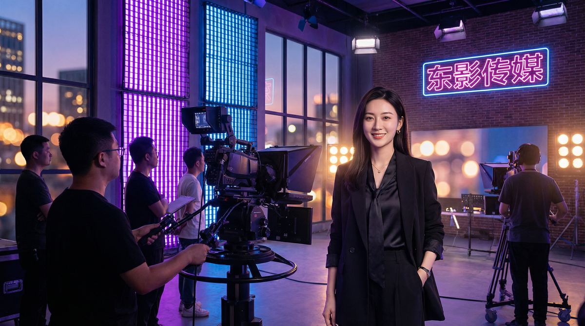 国产主播影视传媒制作现场